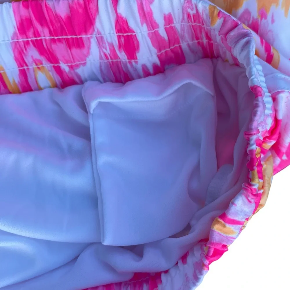 Crown & Ivy Pink Ikat Shorts Size L - Picture 6 of 9